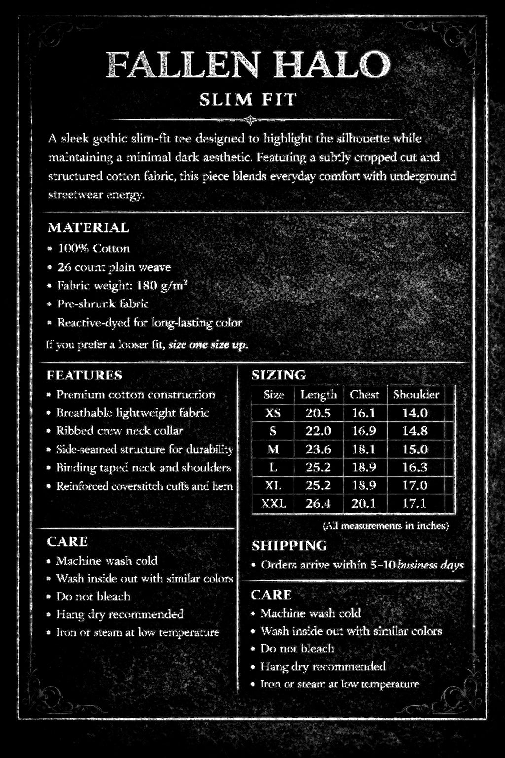 Fallen Halo Slim Fit