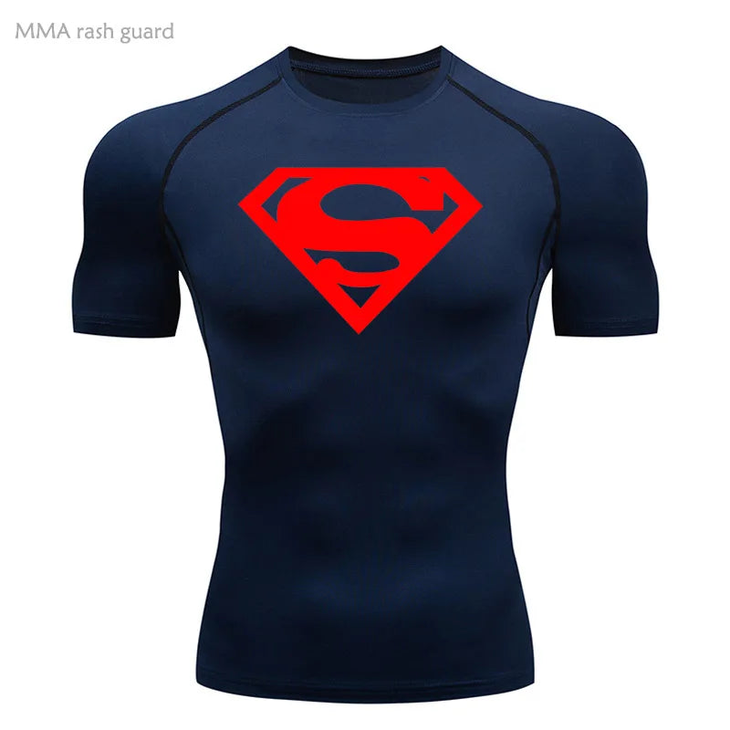 Kryptonian Crest Compression Shirt
