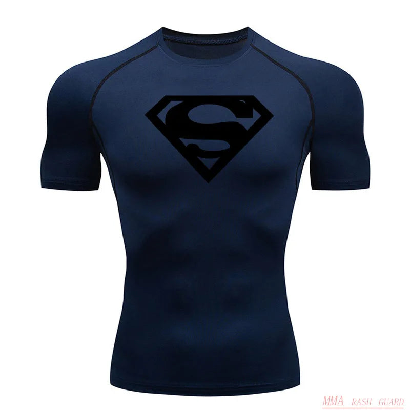 Kryptonian Crest Compression Shirt