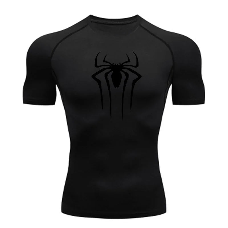 Spider Emblem Compression Shirt
