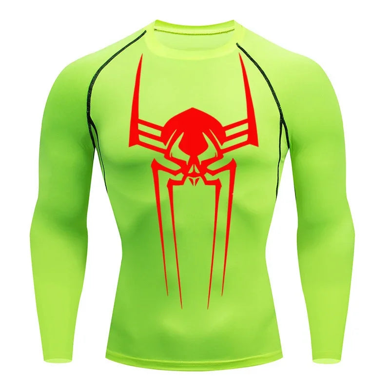 2099 Spider Long Sleeve Compression Shirt