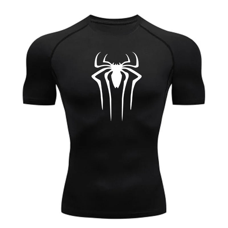 Spider Emblem Compression Shirt