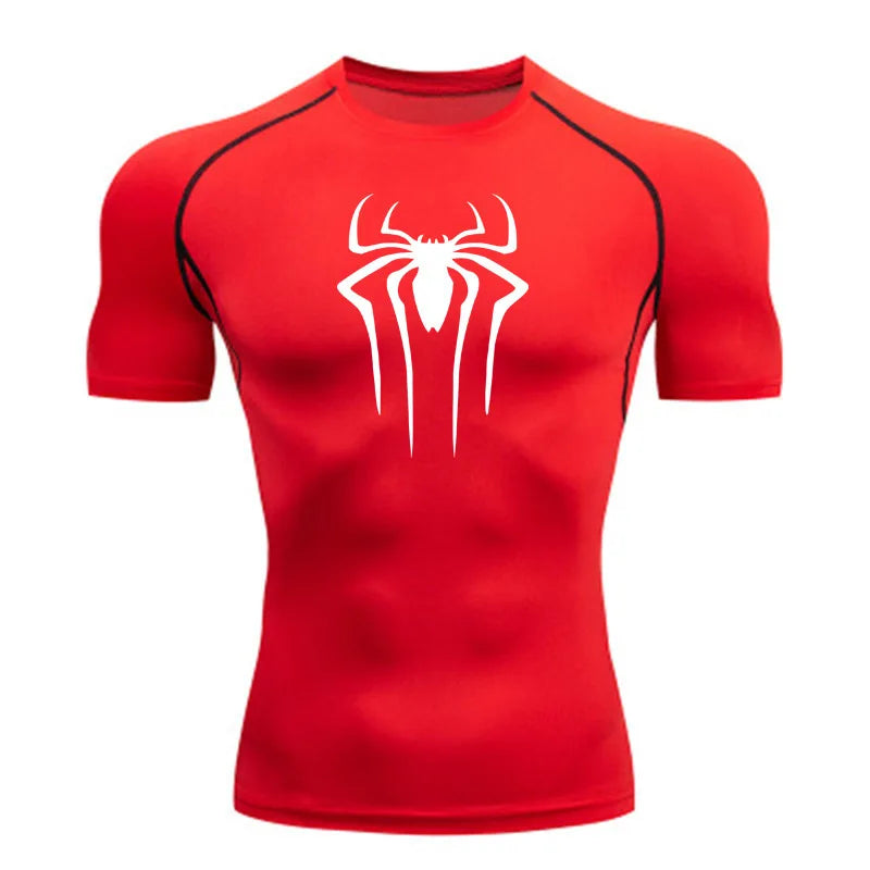 Spider Emblem Compression Shirt