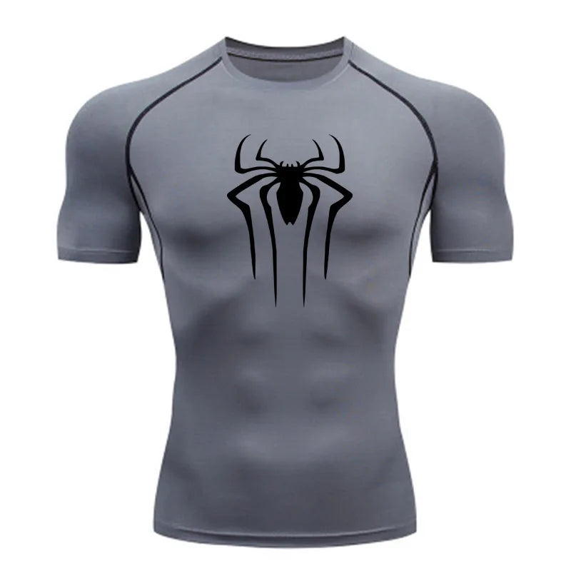 Spider Emblem Compression Shirt