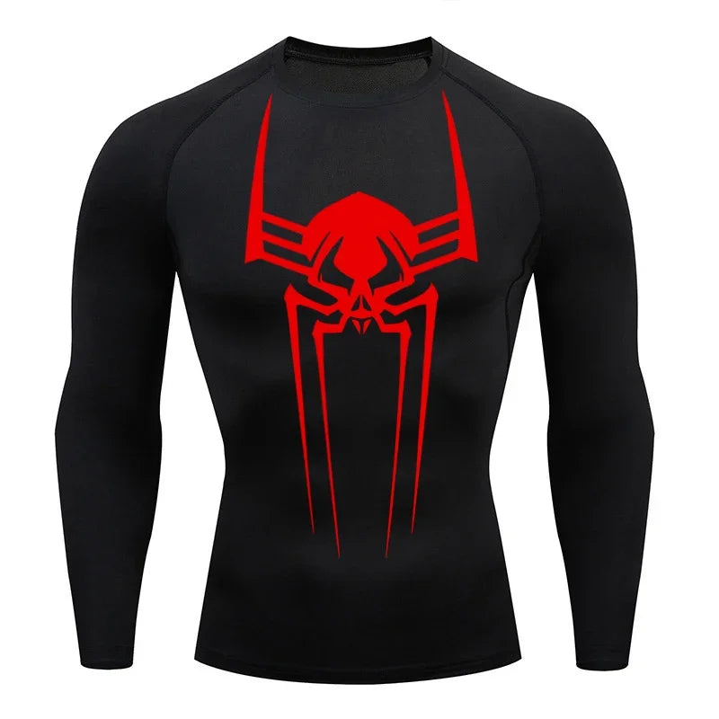 2099 Spider Long Sleeve Compression Shirt