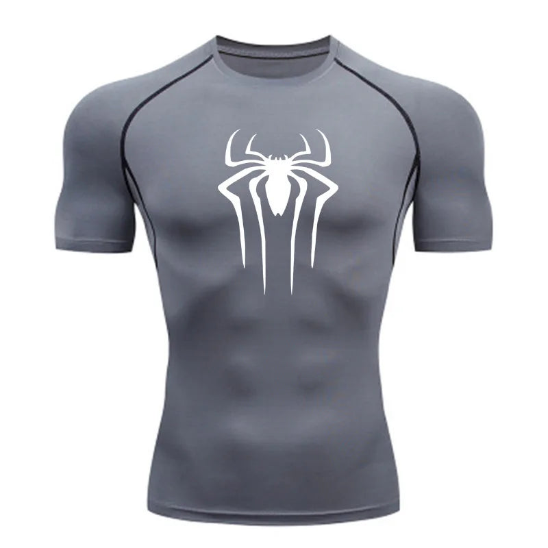 Spider Emblem Compression Shirt