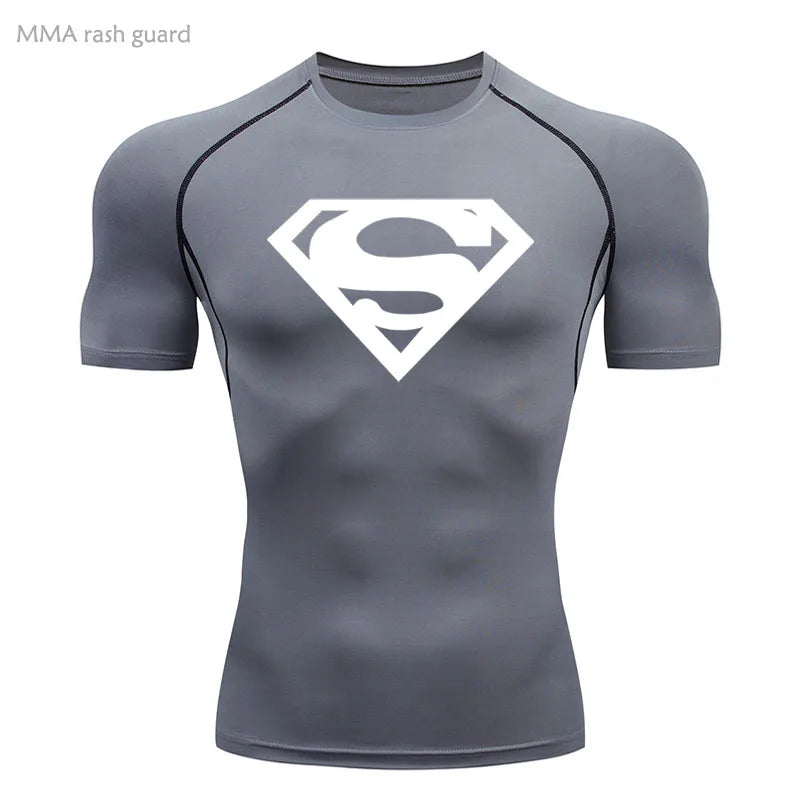 Kryptonian Crest Compression Shirt