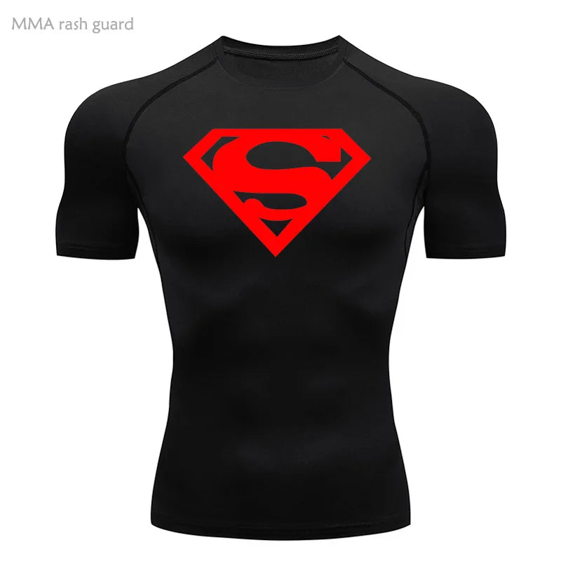 Kryptonian Crest Compression Shirt