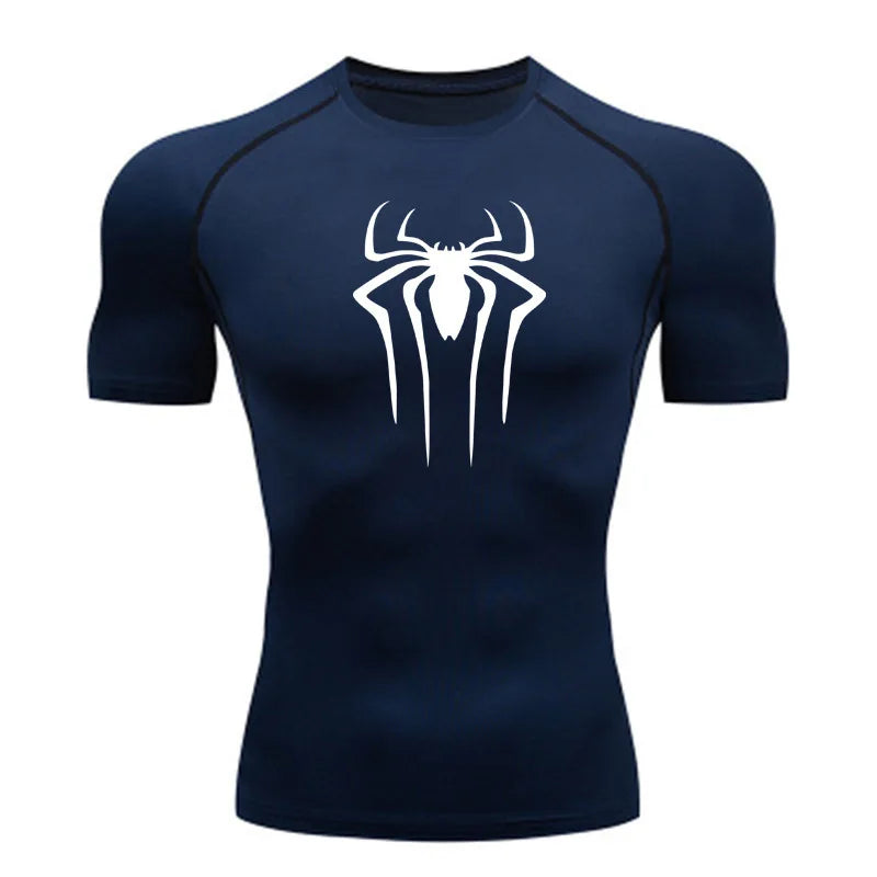 Spider Emblem Compression Shirt