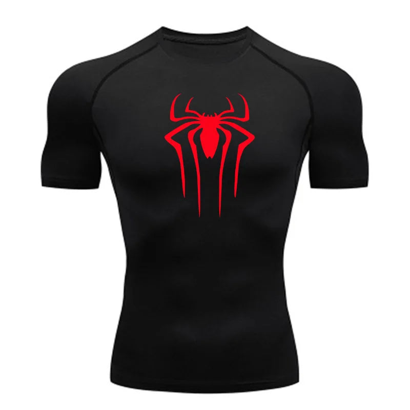 Spider Emblem Compression Shirt