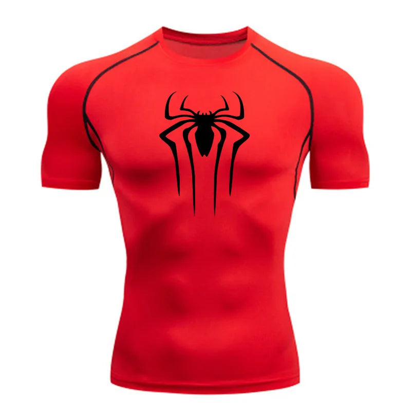 Spider Emblem Compression Shirt