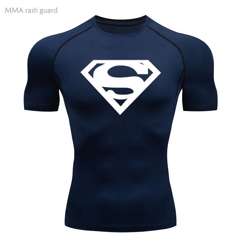 Kryptonian Crest Compression Shirt
