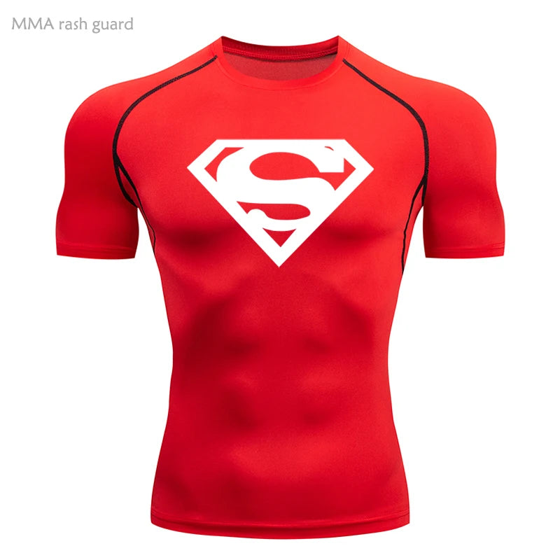 Kryptonian Crest Compression Shirt