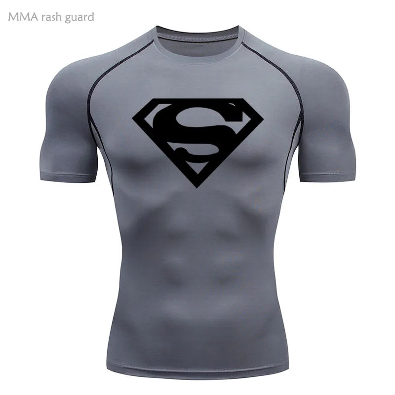 Kryptonian Crest Compression Shirt