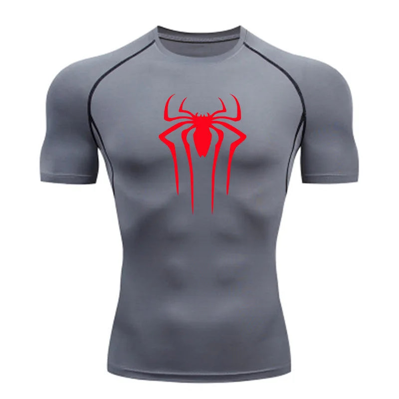 Spider Emblem Compression Shirt