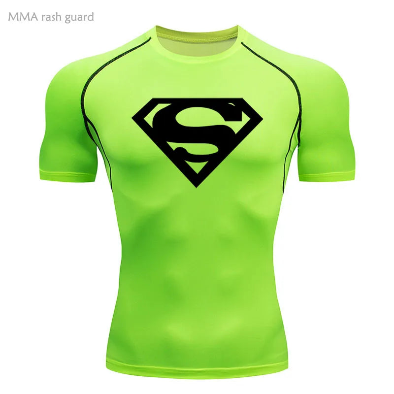 Kryptonian Crest Compression Shirt